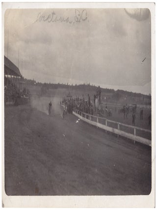 Item #9558 Motorcycle Race Vancouver British Columbia Circa 1911 Dirt Track