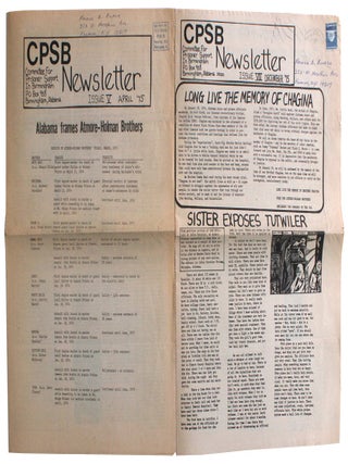 Item #9575 [Two Issues of] CPSB Newsletter [Issues V and VII (Apr and Dec 1975