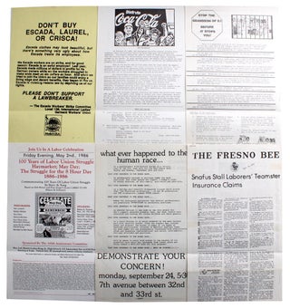 Collection of Labor and Political Protest Flyers
