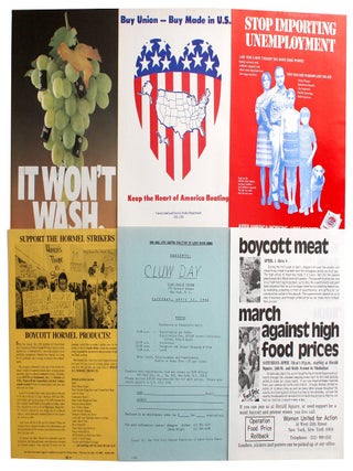 Collection of Labor and Political Protest Flyers