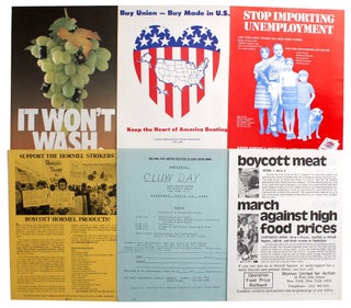 Collection of Labor and Political Protest Flyers