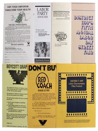 Collection of Labor and Political Protest Flyers