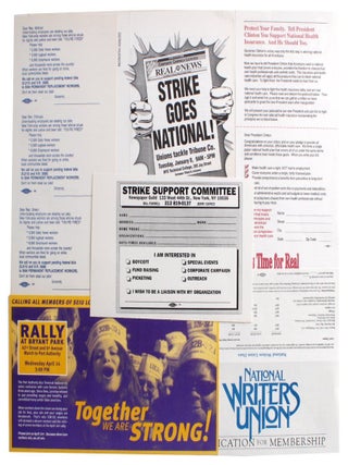 Collection of Labor and Political Protest Flyers