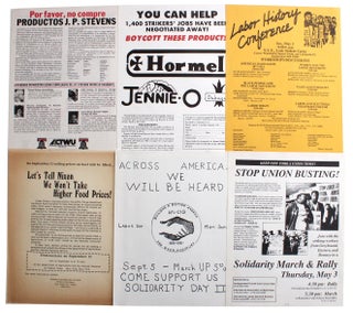 Collection of Labor and Political Protest Flyers