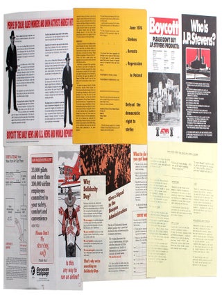 Collection of Labor and Political Protest Flyers