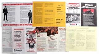 Collection of Labor and Political Protest Flyers