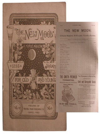 Item #9599 The New Moon Magazine January 1893 Vol. 12 No. 3