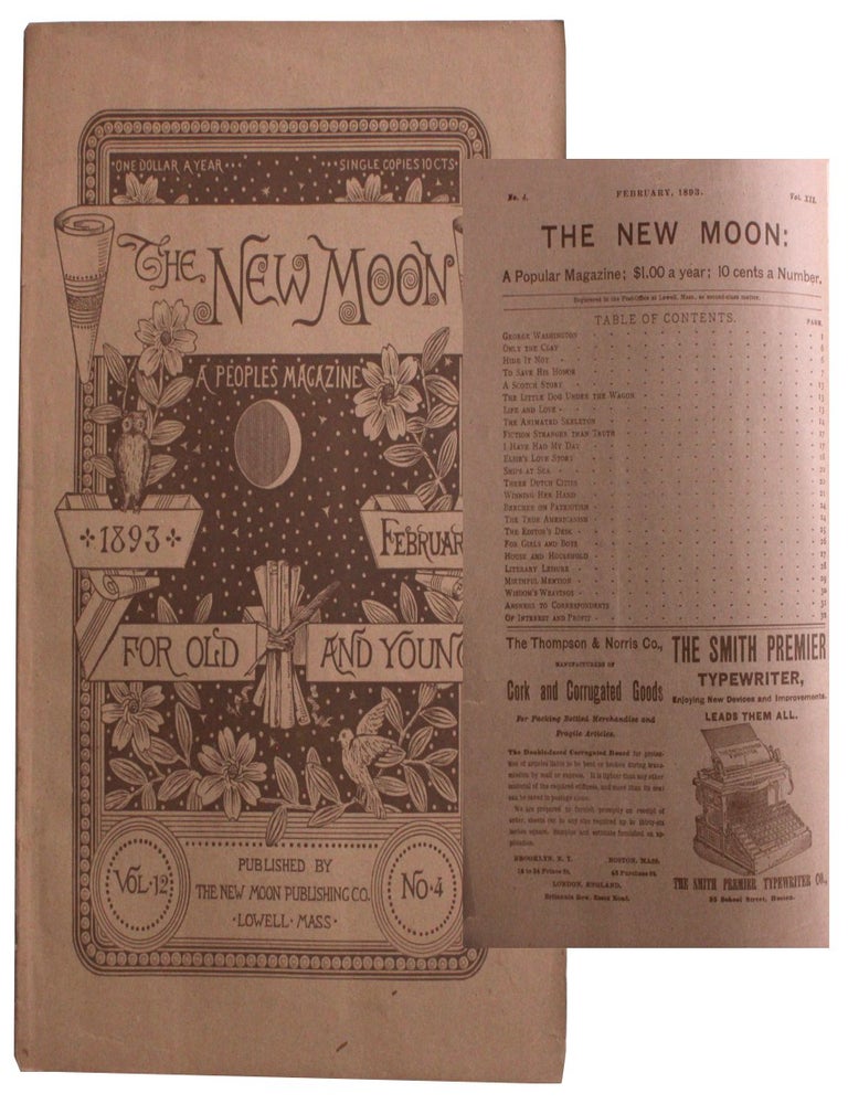 Item #9600 The New Moon Magazine February 1893 Vol. XII No. 4