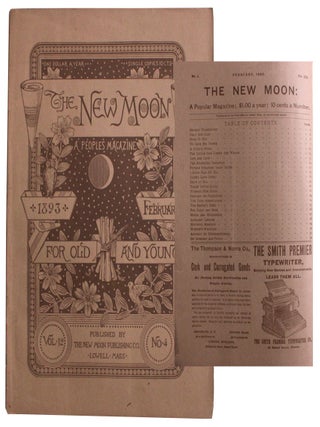 Item #9600 The New Moon Magazine February 1893 Vol. XII No. 4