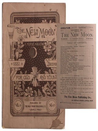 Item #9601 The New Moon Magazine December 1881 Vol. 1 No. 2