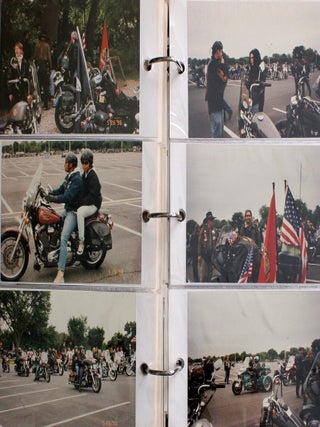 Motorcycle Enthusiast Photograph Album Ride to the Wall POW MIA 1990s