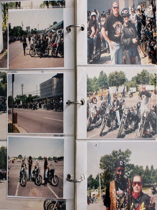 Motorcycle Enthusiast Photograph Album Ride to the Wall POW MIA 1990s