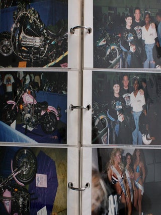 Motorcycle Enthusiast Photograph Album Ride to the Wall POW MIA 1990s