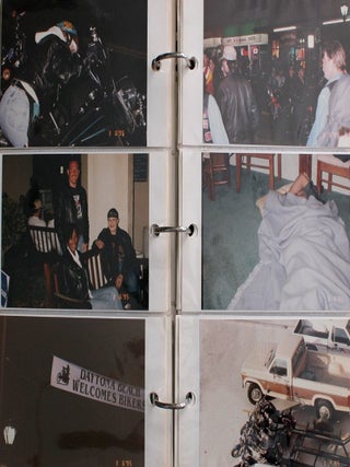 Motorcycle Enthusiast Photograph Album Ride to the Wall POW MIA 1990s