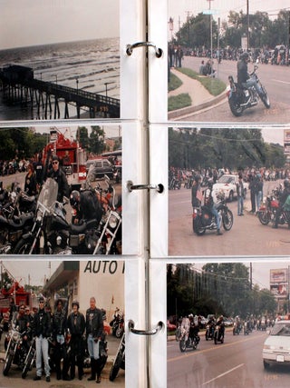 Motorcycle Enthusiast Photograph Album Ride to the Wall POW MIA 1990s