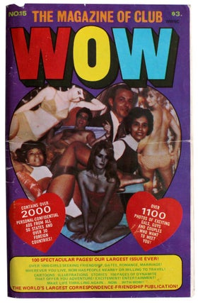 Item #9682 Swingers Personal Ads WOW! No. 15 The Magazine of Club WOW